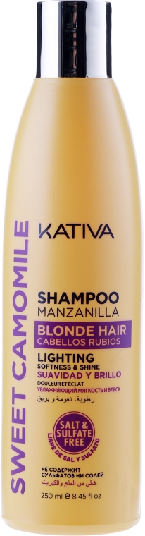 sweet camomile shampoo manzanilla szampon do włosów blond 250ml