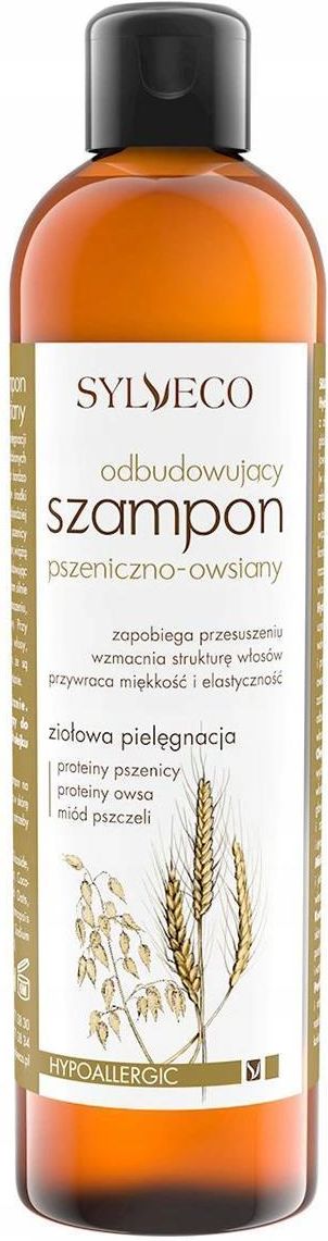 sylveco odbudowujący szampon pszeniczno-owsiany 300m natura