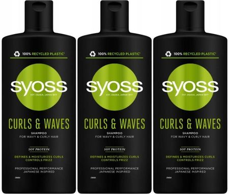 syoss curls & waves opinie szampon