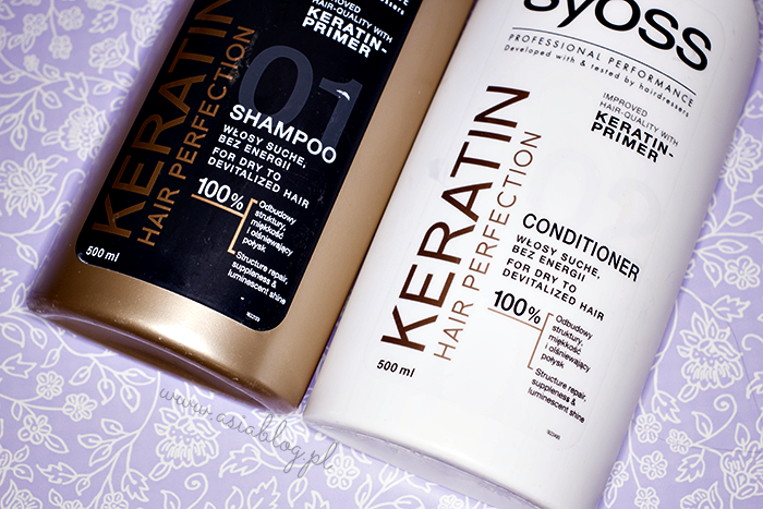 syoss keratin hair perfection szampon do włosów suchych bez energii