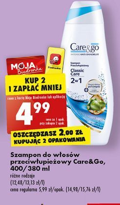 szampon care & go biedronka cena