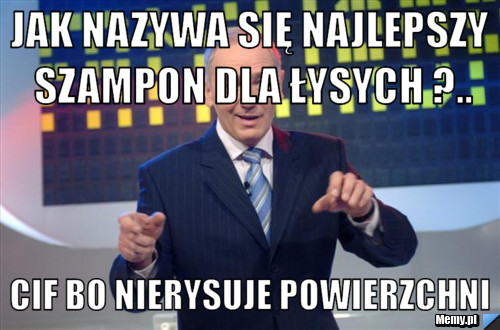 szampon dla łysych cif