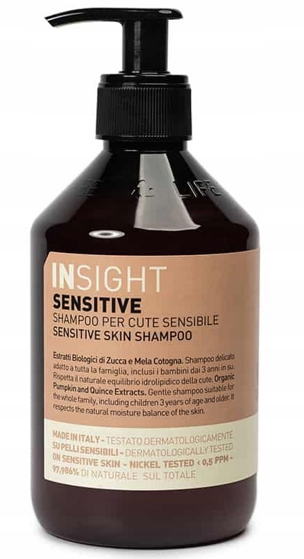 szampon do skóry wrażliwej sensitive insight 400ml