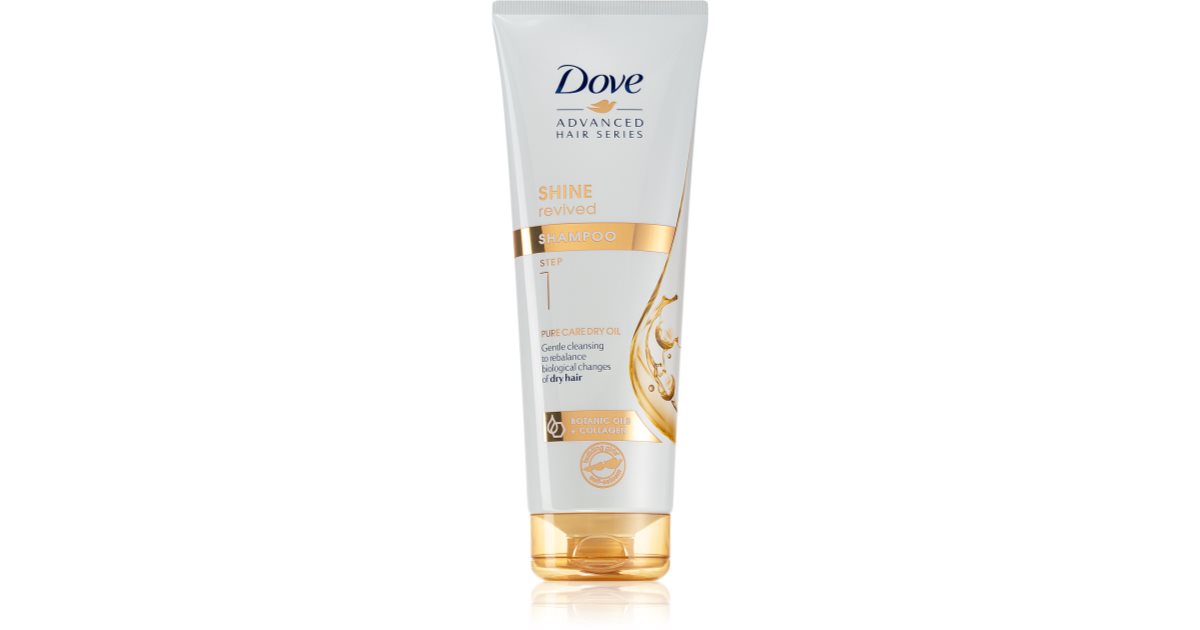 szampon do włosów dove pure care dry oil