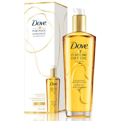 szampon do włosów dove pure care dry oil opinie