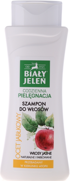 szampon do włosów farbowanych bialy jelen