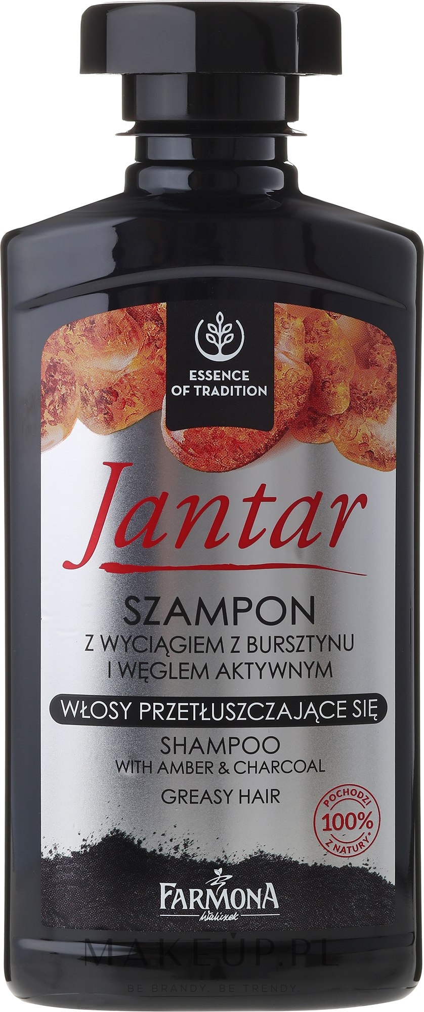 szampon do włosów jantar