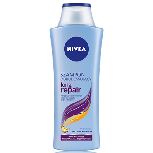 szampon do włosów nivea long repair opinie