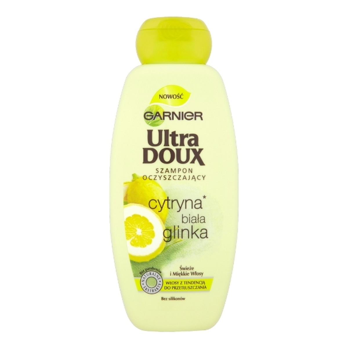 szampon garnier ultra doux cytryna i biała glinka