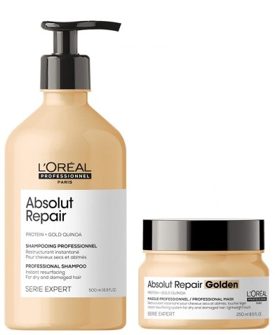 szampon i maska loreal absolut repair allegro