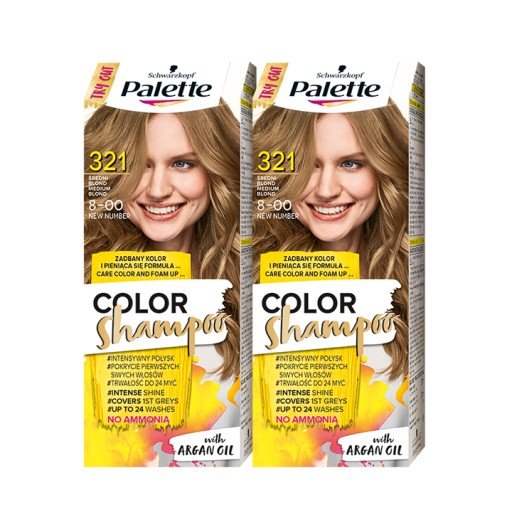 szampon koloryzujący palette średni blond opinie