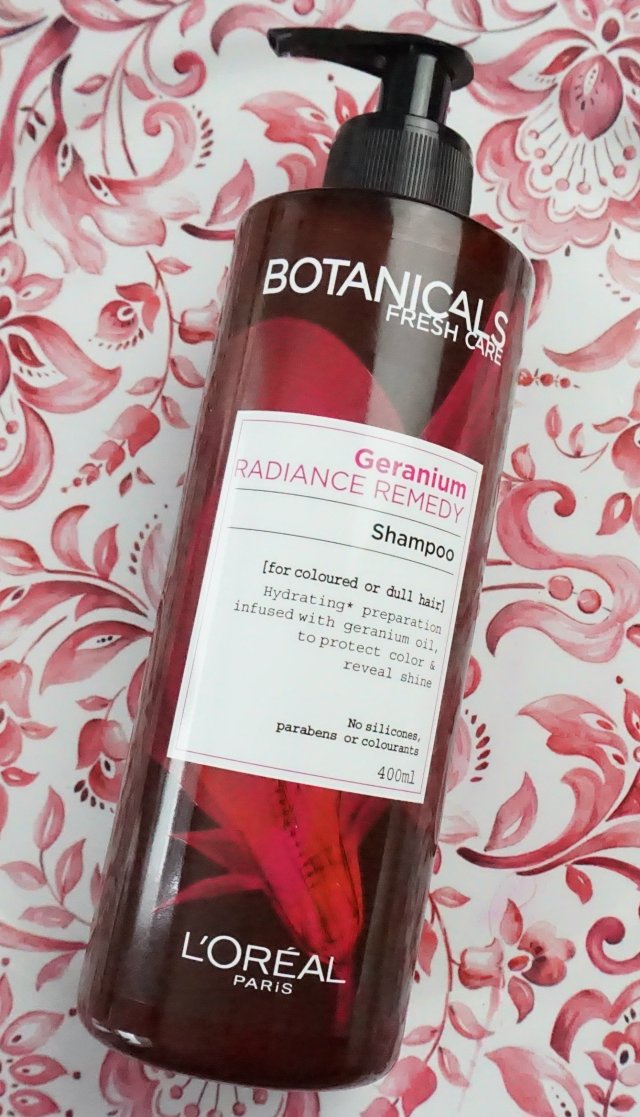 szampon loreal geranium radiance remedy