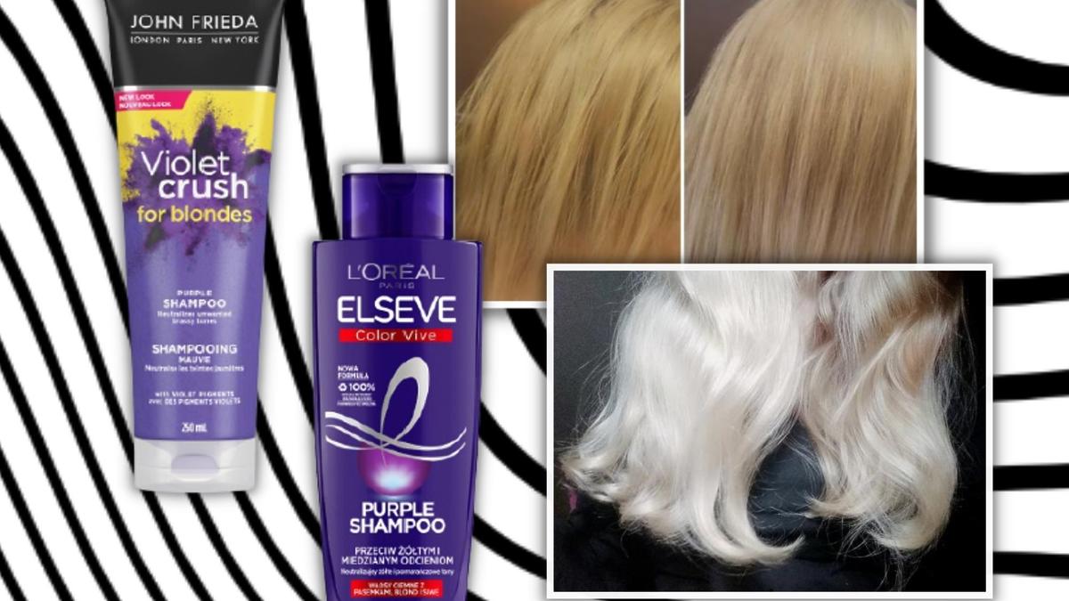 szampon ochładzający blond rossmann