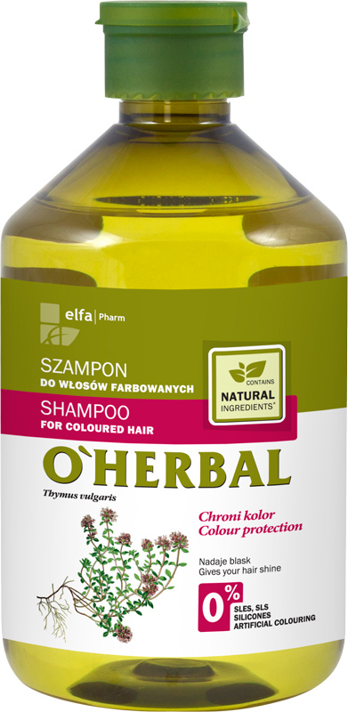 szampon oherbal do farbowanych