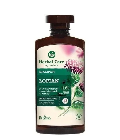 szampon łopian herbal i regenerum do włosów