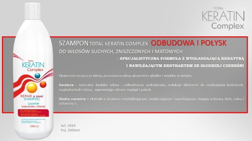 szampon total keratin complex opinie