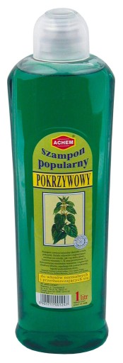 szampon w szklanym opakowaniu pokrzywowy