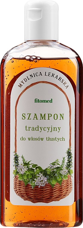 szampon ziołowy fitomed do włosów tłustych