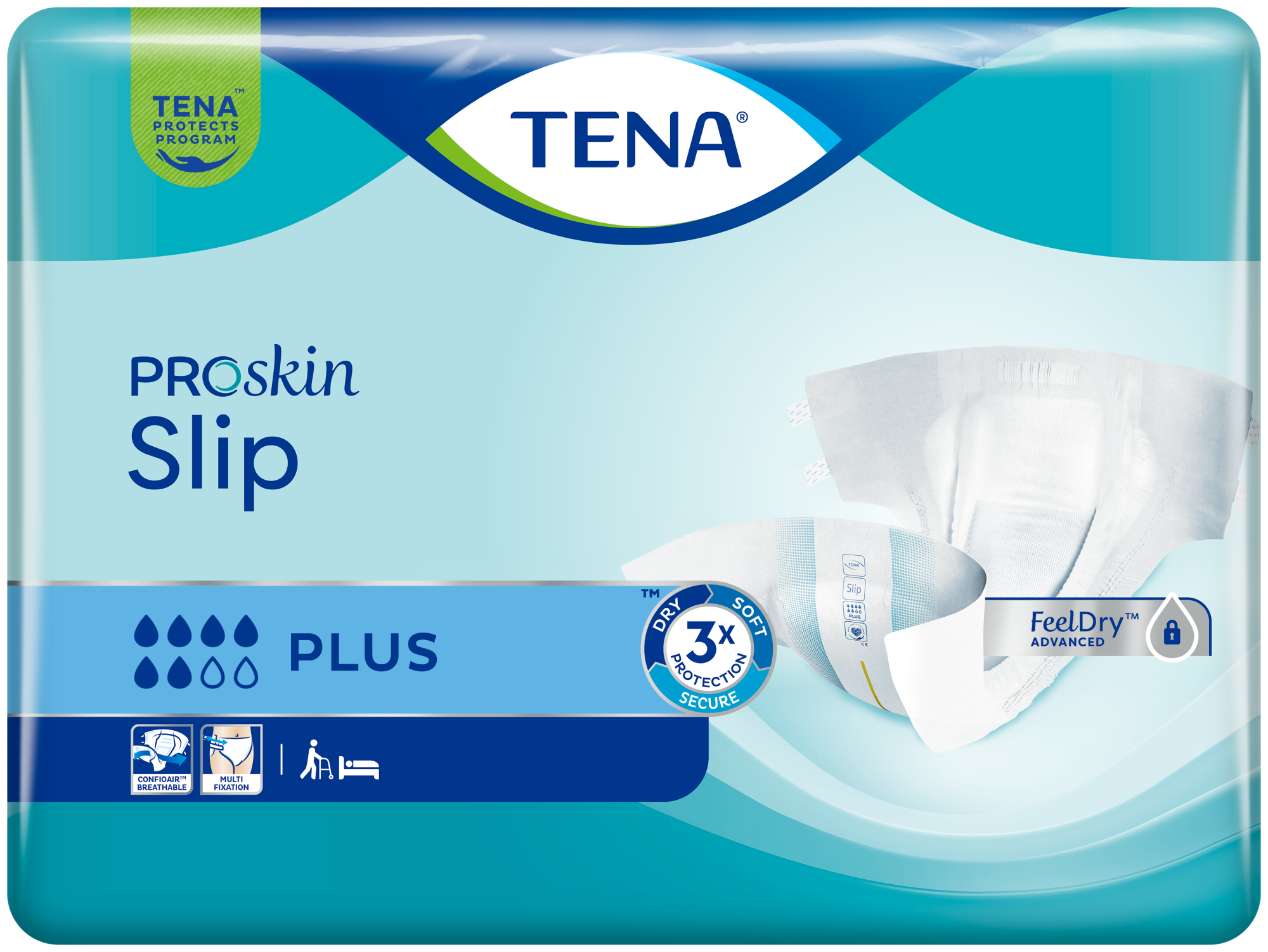 tena slip plus large pieluchomajtki 30 sztuk