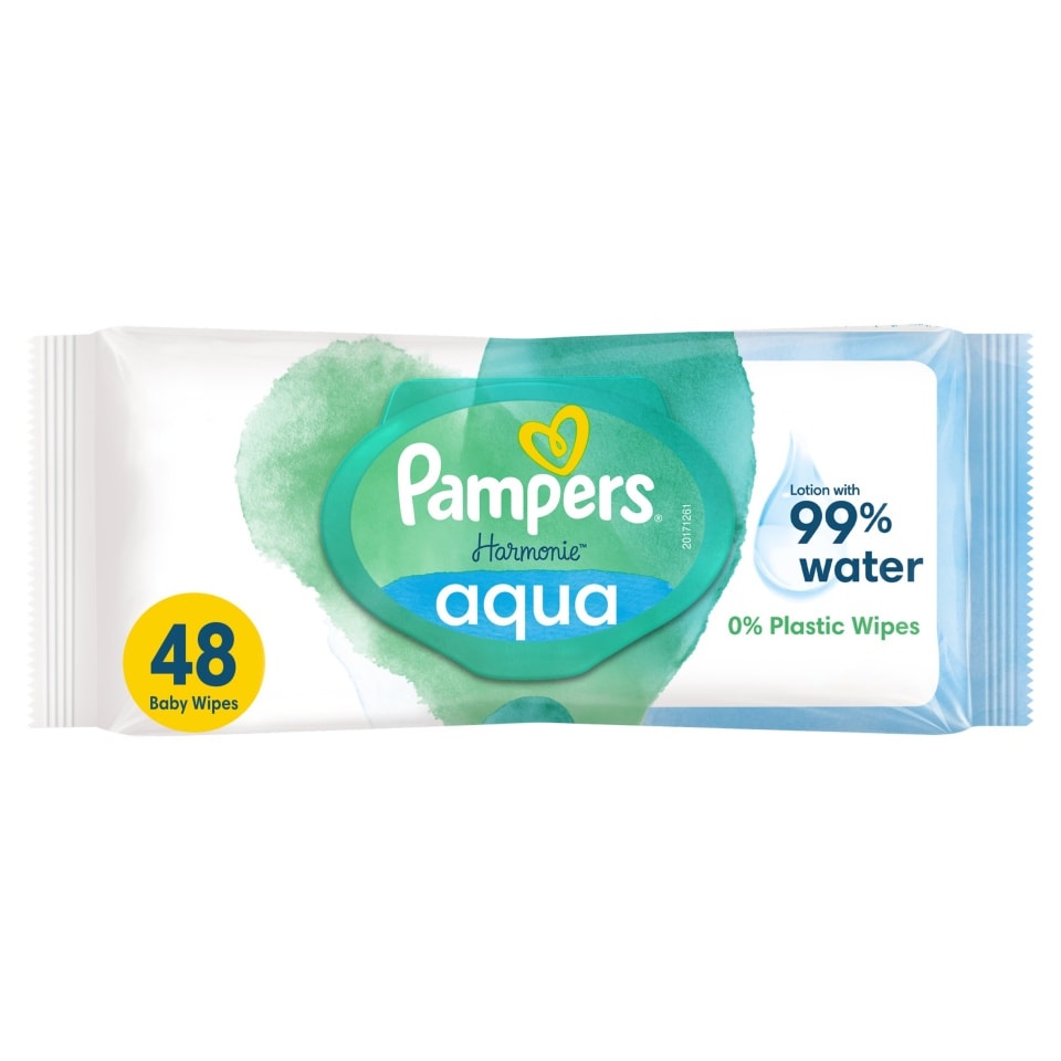 tesco pampers aqua pure chusteczki