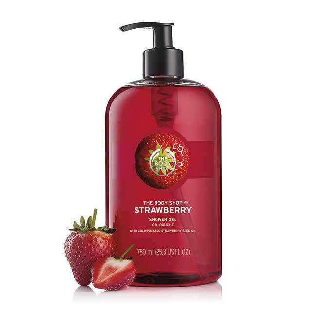 the body shop szampon do włosów truskawka