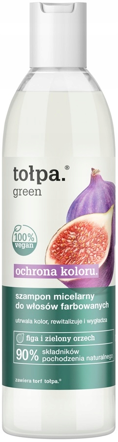 tołpa green ochrona koloru szampon rewitalizujący do włosów farbowanych 300ml