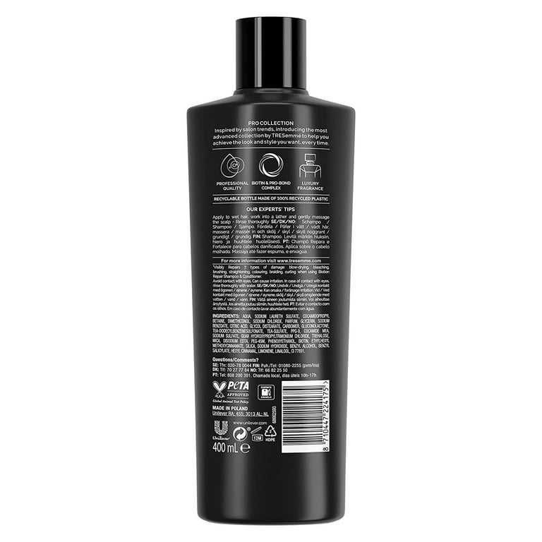 tresemme szampon do włosów zniszczonych biotin+ repair 7