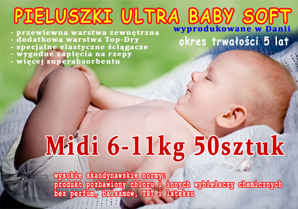 ultra baby soft antyalergiczne pieluchy