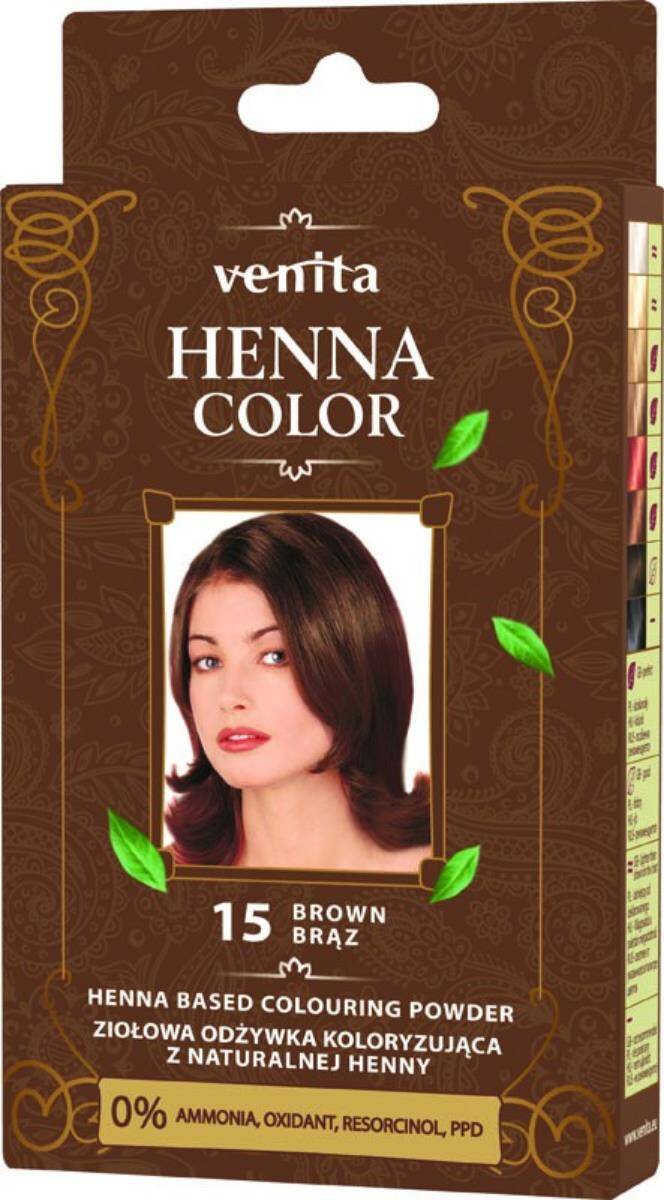 venita henna color ziołowa odżywka koloryzująca do włosów