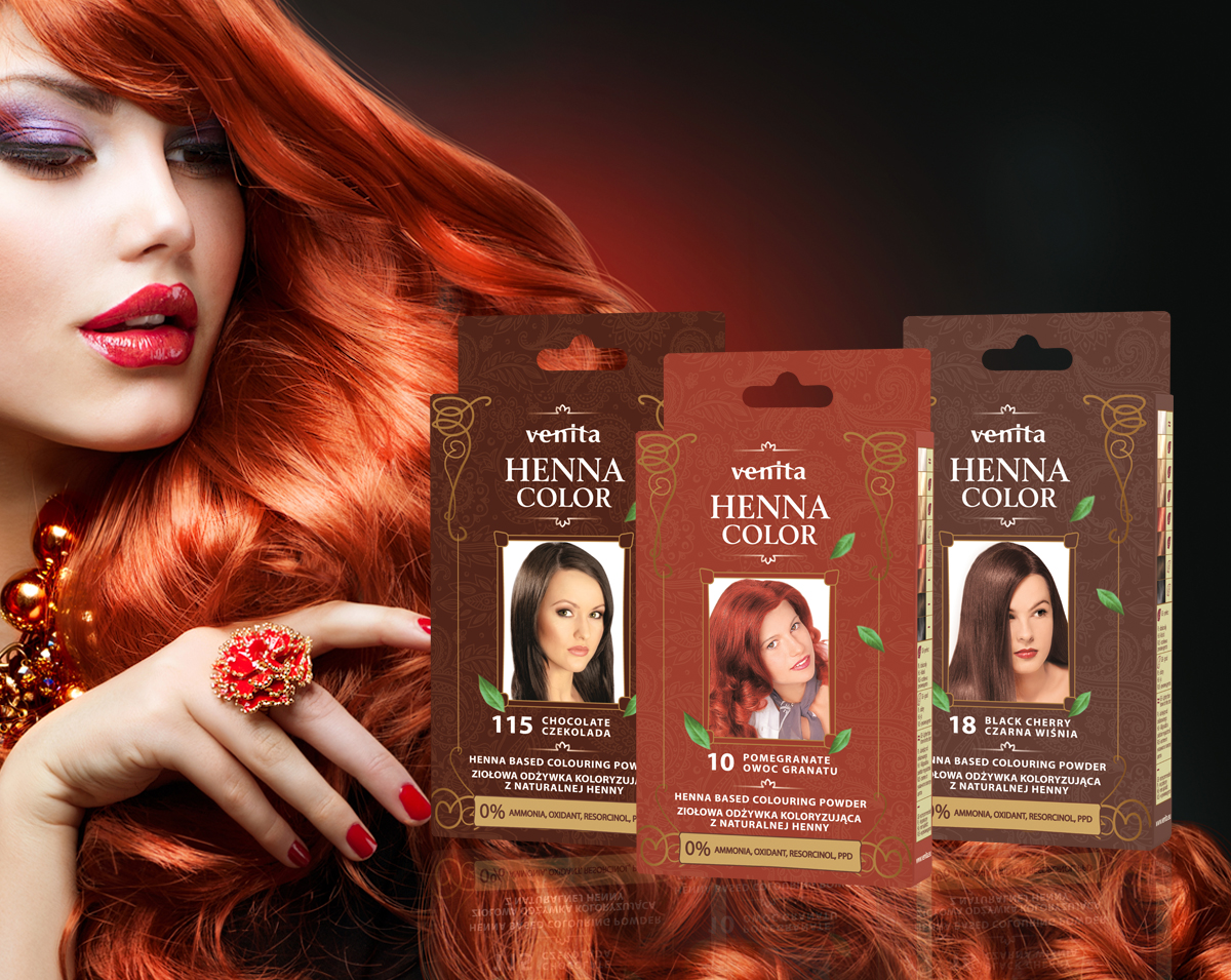 venita henna color ziołowa odżywka koloryzująca do włosów