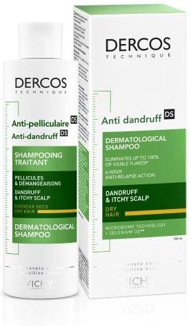 vichy dercos anti-dandruff szampon przeciwłupieżowy do włosów suchych