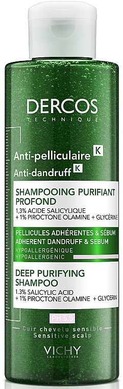 vichy dercos szampon anti pelliculaire