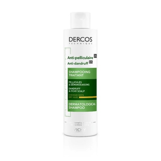 vichy dercos szampon przeciwłupieżowy łupież suchy 200ml