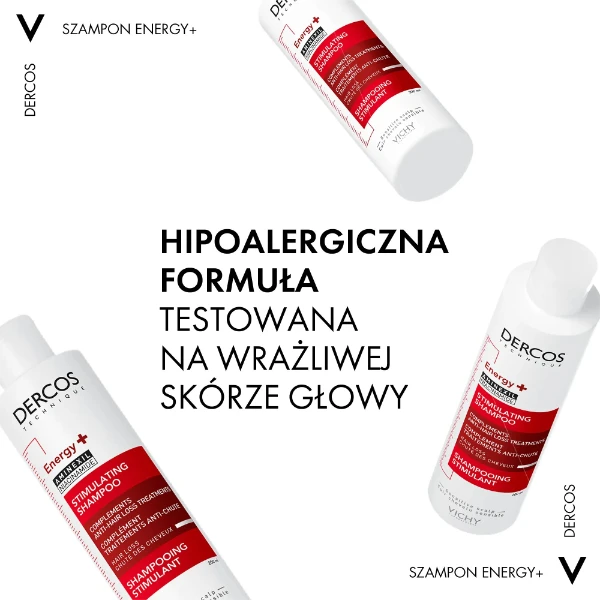 vichy energising szampon skłąd