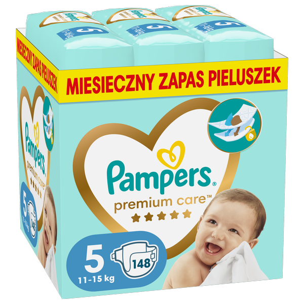 zapas na miesiac pampers 5