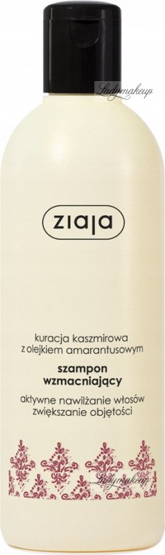 ziaja kuracja kaszmirowa szampon wzmacniający do wlosów skład