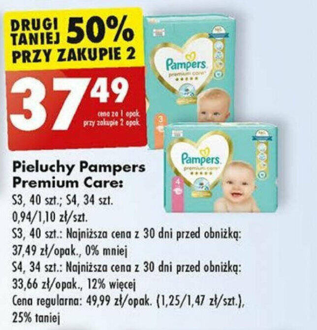 zniżka 19 zł na pieluszki pampers